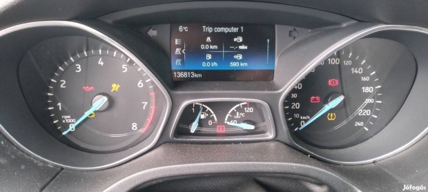 Gyári Ford Focus MK3 2014 től benzin km óra műszeregység kilométeróra