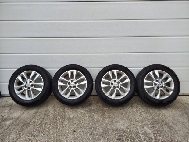 Gyári Ford alufelni16x6,5 Continental gumik+nyomásszenzor,20anya,kupak