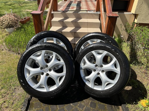 Gyári Mazda cx7 235/55 r19 alufelni szett continental gumikkal eladó