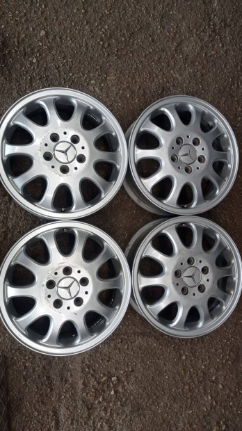 Gyári Mercedes 5x112 lyukosztású használt 16 colos alu felni garnitúra