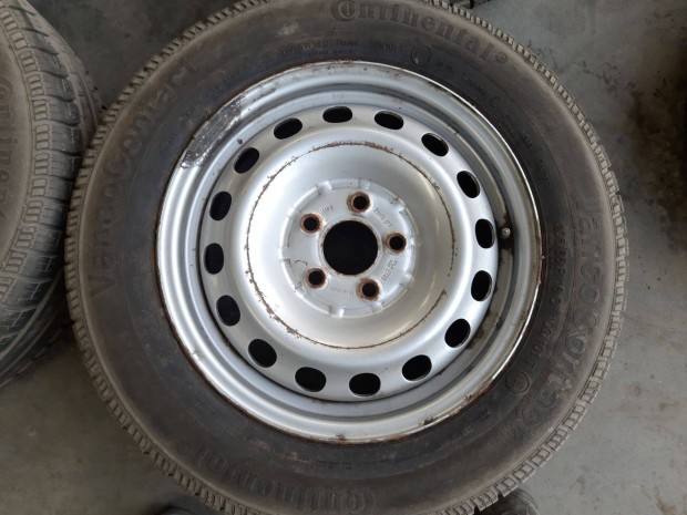 Gyári Mercedes Vito/Vaneo Lemezfelni 5x112 6,5x16 Et60 205/65R16C sx2