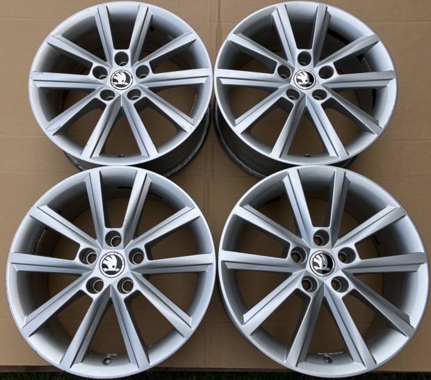 Gyári Skoda 5x112 R17 Felni alufelni Teron 5E0601025E 17 VW Audi Seat