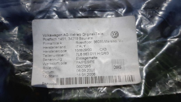 Gyri VW Volkswagen Touareg szvetsznyeg sznyeg