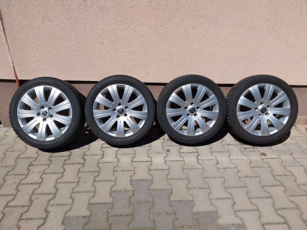 Gyri koda 17" alufelnik 6Jx17H2 ET45, 5x112 Hankook tli gumikkal