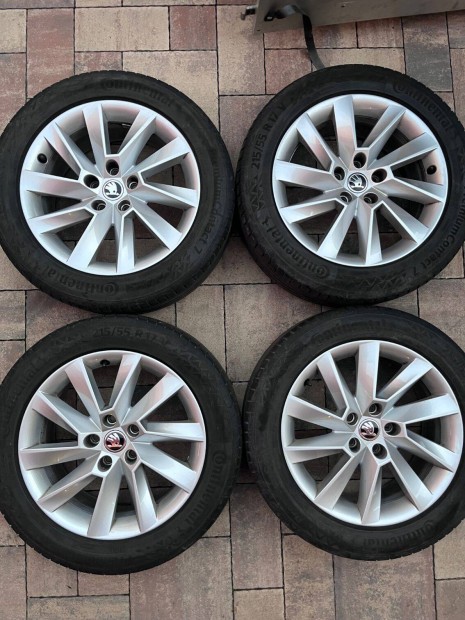 Gyri alufelni garnitra Skoda R17, 5x112