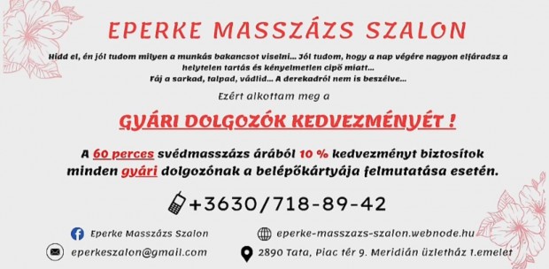 Gyri dolgozk kedvezmnye 