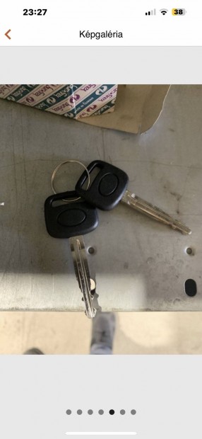 Gyári új 2 kulcs gyújtás kapcsoló Toyota Dyna