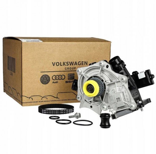Gyári új Vizpumpa termosztátházzal Audi Vw Skoda Seat 1.8TFSI, 2.0TFSI