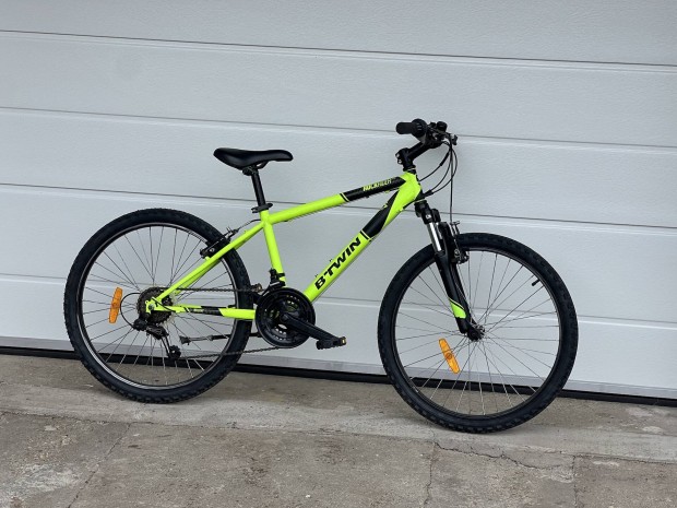 Gyerek 24 MTB Kerkpr Rockrider Btwin 500 18 Sebessg Szervizelve