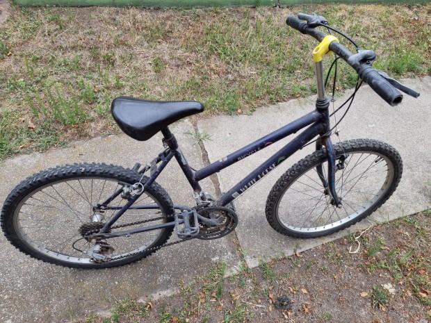 Gyerek fiú lány de felnőttnek is MTB 24-es kék kerékpár használt