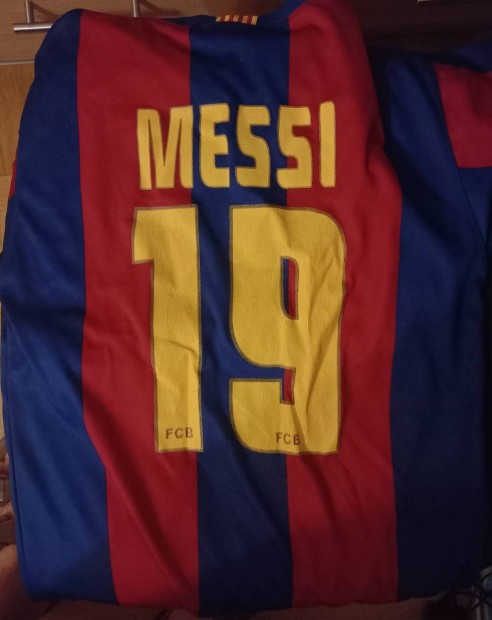 Gyerek focimez, Messi replika (Barcelona 2007/08)