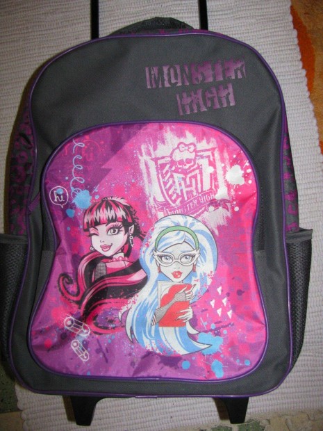 Gyerek guruls brnd, 47x30x18, Monster High sznes 2old rekesz