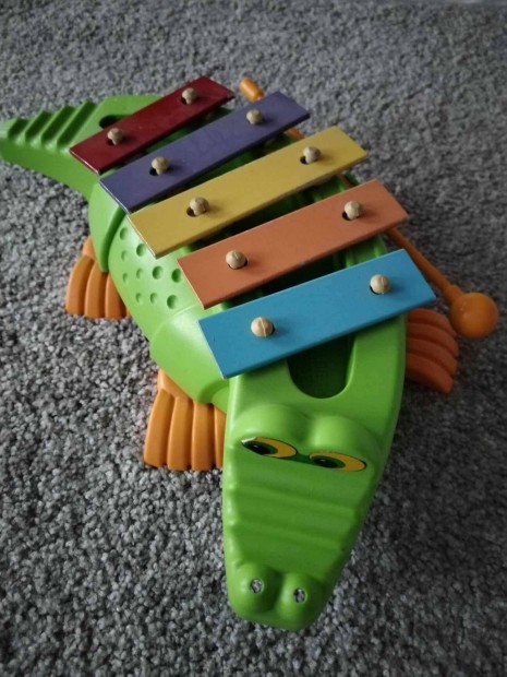 Gyerek jtk krokodilos xilofon 