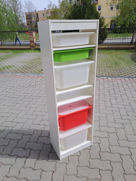 Gyerek tárolószekrény színes rekeszekkel IKEA