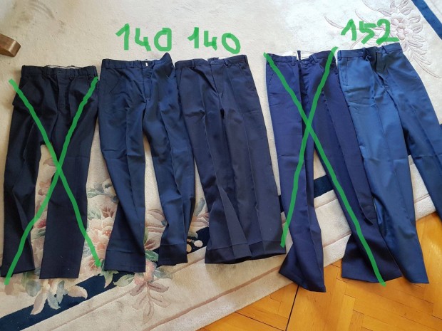 Gyerek ünneplő alkalmi nadrág 140 152