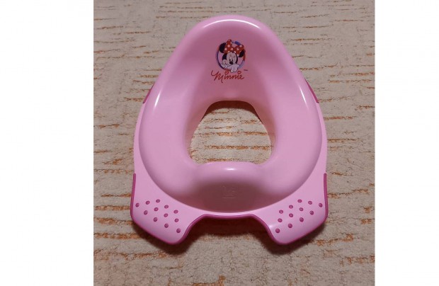 Gyerek wc ülőke szűkítő - új - lányos rózsaszín - Minnie minta