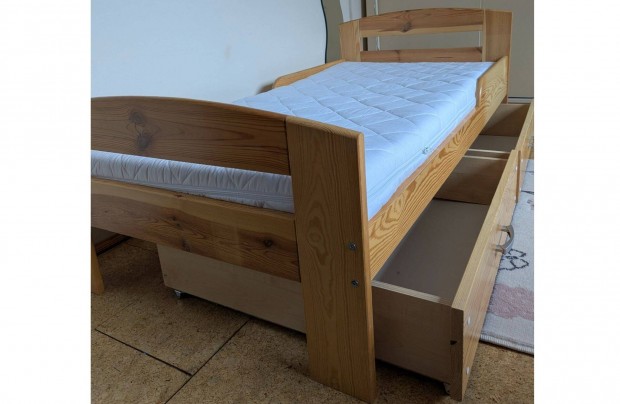 Gyerekágy 80x160 fenyő + FDM matrac