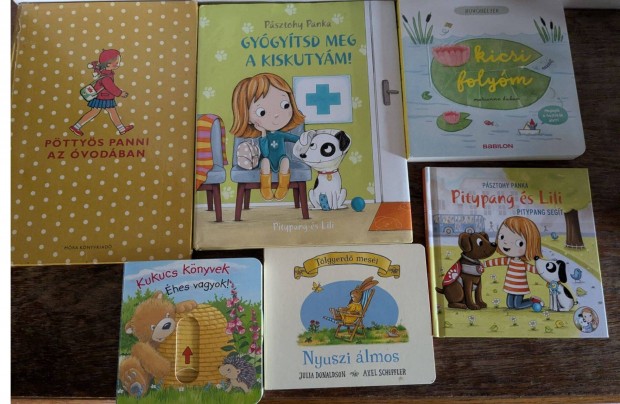 Gyerekkönyvek: Pöttyös Panni, Axel Scheffler, Pitypang és Lili, Kukucs
