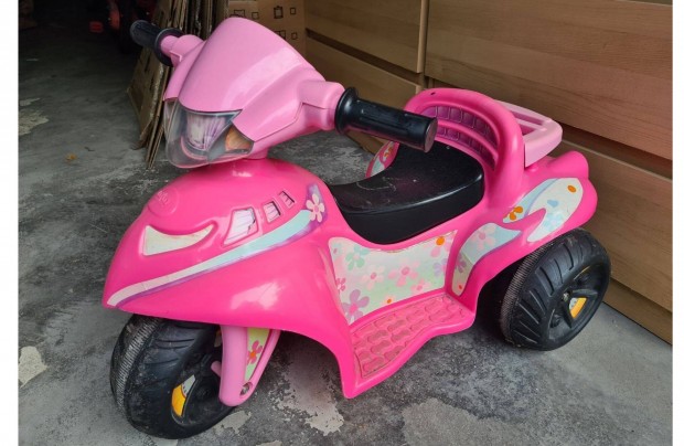 Gyermek elektromos , motoros robog rzsaszn sznben