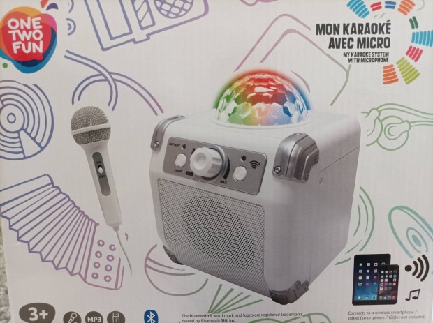 Gyermek karaoke rendszer mikrofonnal 