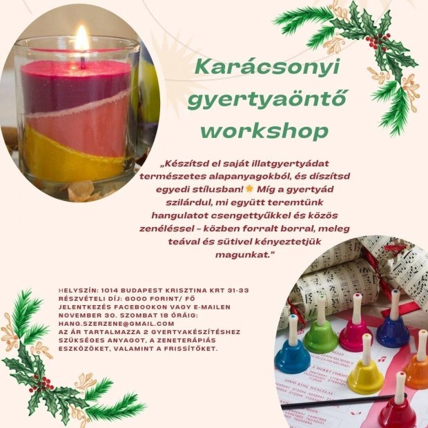 Gyertyant workshop