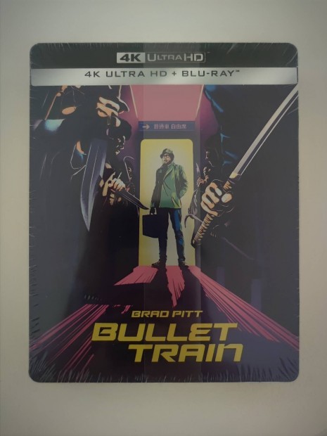 Gyilkos jrat (Bullet Train) Steelbook 4K UHD + Blu-ray (bontatlan)