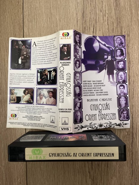 Gyilkossg az orient expresszen vhs 