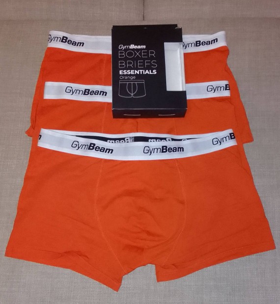 Gymbeam - Essentials 3Pack Orange boxerals