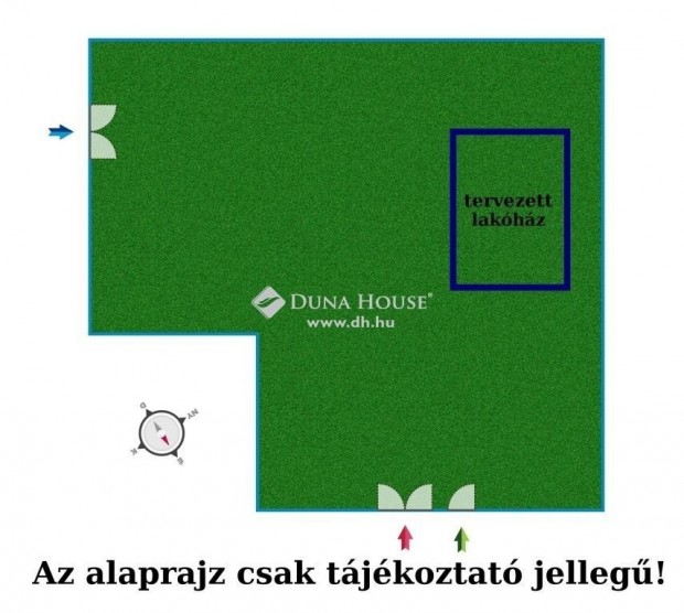 Gyömrői eladó 1444 nm-es telek