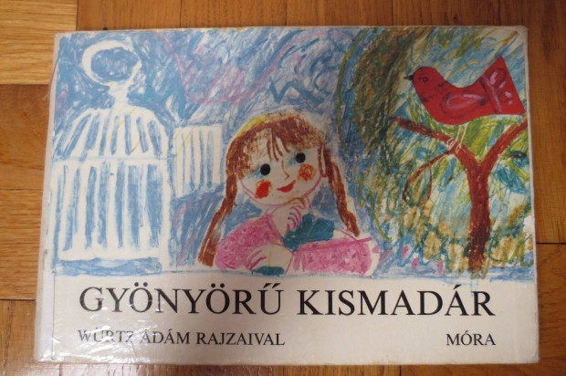 Gyönyörű kismadár Hajtogatós mesekönyv retro leporelló gyerek könyv