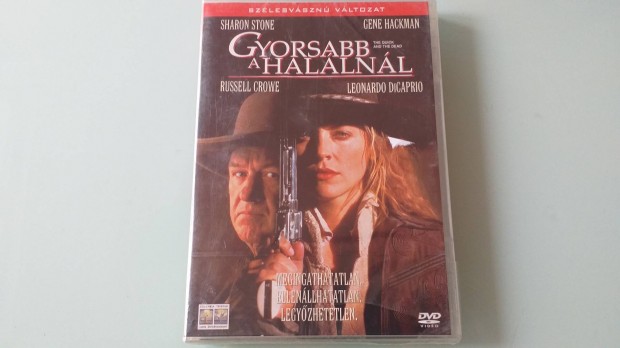 Gyorsabb a hallnl western DVD film-Sharon Stone Gene Hackman