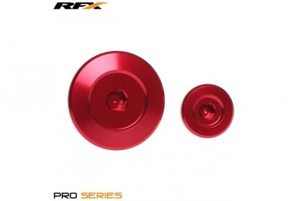 Gyújtásfedél / Időzítő dugó készlet RFX Pro piros Suzuki RM-Z 250 / 45