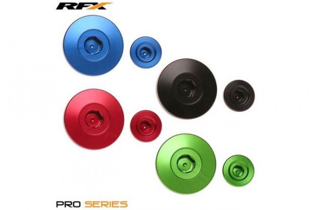 Gyújtásfedél / Időzítődugó készlet RFX Pro piros Kawasaki KXF 250 / 45