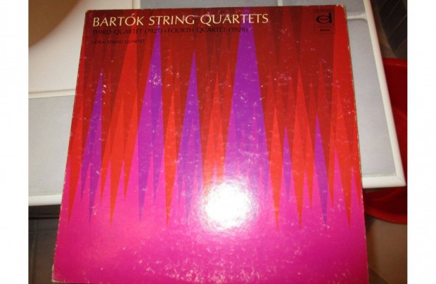 Gyjtemnybl Bartk Bla The String quartets bakelit hanglemez elad