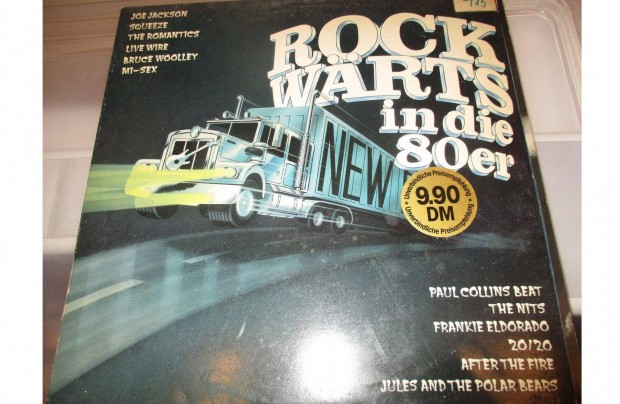 Gyjtemnybl Rock wrts in die 80er bakelit hanglemez elad