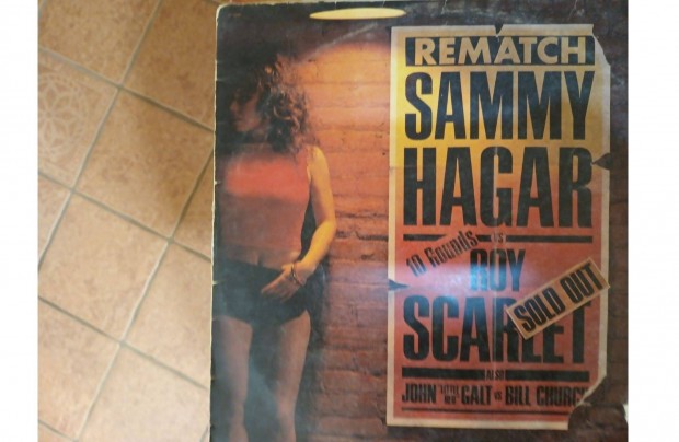 Gyjtemnybl Sammy Hagar bakelit hanglemezek eladk