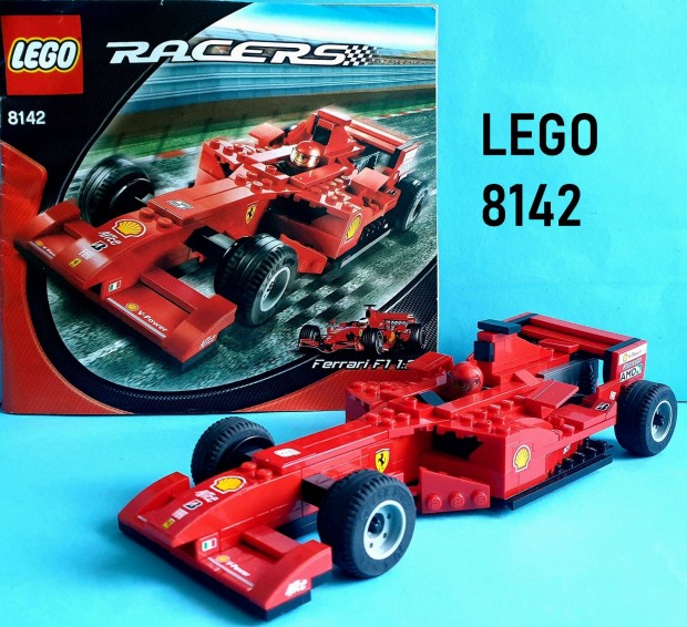 Gyjti 17 ves LEGO Racers 8142 Ferrari 248 F1 1:24, tmutatval