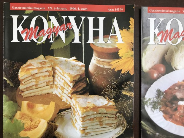 Gyjtk Magyar Konyha gasztro magazin 1996. teljes vfolyam