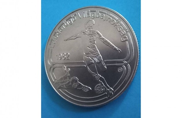 Gyűjtőknek szép 1982-es Labdarúgó V.B. emlék 100 Forint pénzérme eladó