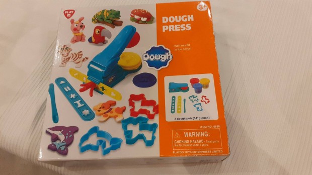 Gyurma nyom kszlet (dough press), 3 doboz Play-Doh gyurmval