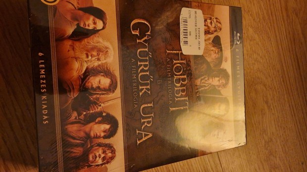 Gyűrük ura hobbit a foilmtriológia 6 lemezes blueray
