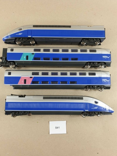 H0 Mehano SNCF TGV Vonat - Mozdony - Vagon