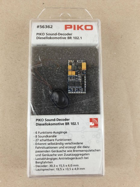 H0 Piko 56362 Hangdekder Piko BR 102.1 Dzelmozdonyhoz