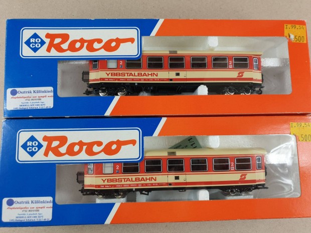 H0e Roco 34010 Ybbstalbahn - Jaffa BB Szemlyvagon - 2 db Egyben