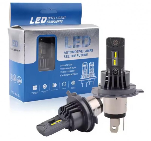 H4 LED izz CANBUS 12V 6500K Jgfehr, A51