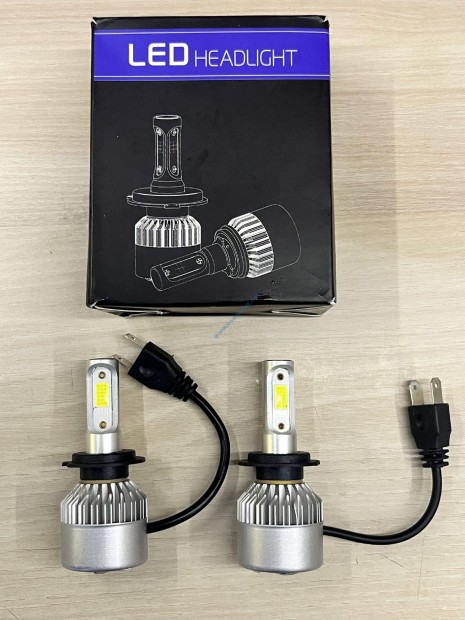 H7 led izzó 2x50W, 6500k