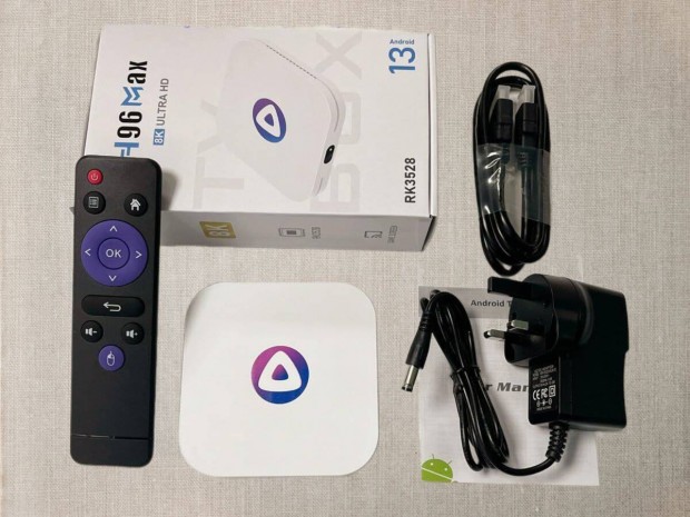 H96 Max M1 Smart TV Box Tv Okost Android 13 4/32GB