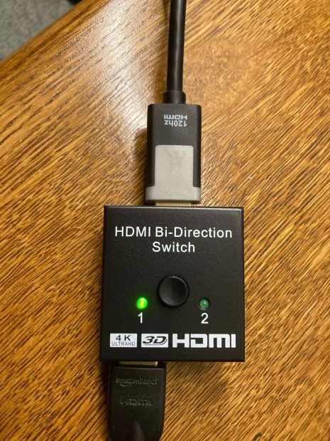 HDMI 4K Jel Oszt Kzst Vlaszt Kapcsol Switch Ktirny j