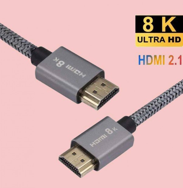 HDMI 8K 60Hz kbel Ultra nagy sebessg HDMI 2.1 kbel 1 mter
