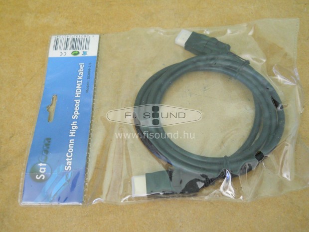HDMI - HDMI , Satconn SC004-1,5 , átjátszó kábel flexibilis , 1,5 m-s